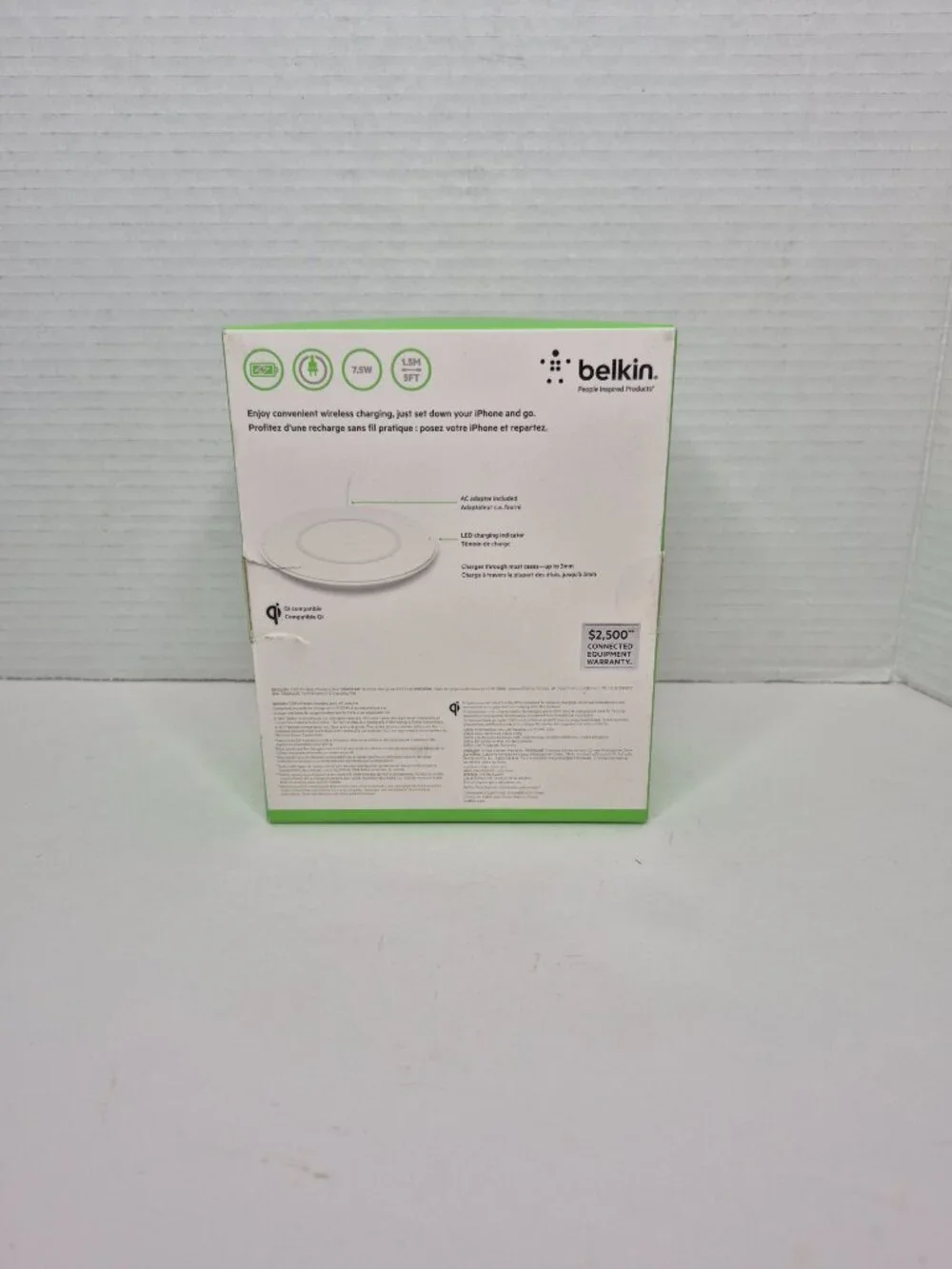 Belkin Boost Up 7.5W Wireless Charging Pad Charger Base For iPhone New Sealed